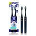 GuruNanda Sonic Toothbrush - Superior Clean- Dual Modes Smart Timer with Quadpacer Dupont Soft Bristles AAA Battery Included Gentle Effective Oral Care 2-Pack