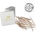 Haarla -Liebst Premium Beige Bobby Pins Hair Clips Set | 24 Extra Hold 5cm Hairpins for Women Girls & Children with Storage Box - White - Buy Online on GoSupps.com
