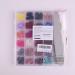 FANDAMEI Short Press on Nails - 576PCS Glossy Small Fake Nails with Glue | 24 Color Options for Small Hands - Buy Online on GoSupps.com