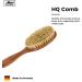 Mars Coat-King Bristle Cat Hair Brush - Deshedding Tool for Pet Grooming | Wooden Handle, 2 Wide Head - Buy Online on GoSupps.com