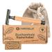 Chinchilla razor plane beech wood made in Germany |Sustainable wet razor for women & men |incl. 10 razor blades & bags |Zero waste & plastic -free