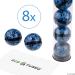 ECO-FUSED Deodorizing Balls for Sneakers Lockers Gym Bags - 8 Pack - Neutralizes Sweat Odor - Also Great for Homes Offices and Cars - Easy Twist Lock/Open Mechanism - Oriental Flower Oriental Flower (8 Pack) - Buy Online on GoSupps.com