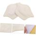 FOMIYES Heel Cushion Stickers - 15 Pairs Self-Adhesive Half Size Heel Grips for Women - Cuttable White Sponge Sandal Cushion Protectors - Buy Online on GoSupps.com