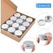 Aluminium Tin Cans 24 Pieces 15ml/0.5oz Metal Round Tins with Screw Lids Small Empty Storage Containers for Lip Balm Lotion Cream Mini Candles Cosmetics - Buy Online on GoSupps.com