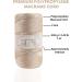 2mm x 250 yards Polypropylene Macrame Cord for Crafts - Latte Macrame Cord for Bags, Wall Hangings, Rugs - 750ft Macrame Bag Cord - Buy Online on GoSupps.com