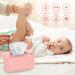 Abizarch Baby Wipe Warmer with LED Light 40-55 C Adjustable Baby Wipe Warmer Dispenser Portable Wipe Heater Warmer USB Powered Wet Wipes Warmer Diaper Wipe Warmer Keeps Wipes Warm and Moist for Baby N Pink - Buy Online on GoSupps.com
