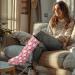 Shop LED Back Christmas Leg Cast Cover - Santa Foot Cast Sock - Pink Cast Covers for Wound & Bandages - Size S - Buy Online on GoSupps.com
