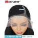 26 Inch Kinky Straight Lace Front Wig - WIGNEE 150% Density Natural Black T Part Wig for Black Women - Buy Online on GoSupps.com