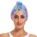 Dream Fish Hair Towel 2 Pack Super Absorbent Hair Drying Towel Quick Dry Hair Turbans Head Towel with Button Twisty Wrap for Women Girls