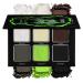 Afflano Smokey Green Eyeshadow Palette - Cyber Goth Makeup Highly Pigmented Long Lasting - Perfect for Girls & Women with Green Eyes - International Shipping Available - Buy Online on GoSupps.com