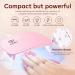Modelones Poly Nail Gel Kit with Nail Lamp - 6 Colors Burgundy Red Brown Champagne Gold Builder Gel Kit for Fall & Winter | Nail Extension, French Manicure DIY at Home - Buy Online on GoSupps.com