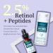 Ebanel 2.5% Retinol Cream with Peptide & Hyaluronic Acid | Anti-Aging Night Moisturizer for Face & Neck | Minimizes Dark Spots, Wrinkles, Acne Scars - Buy Online on GoSupps.com