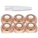 Facial Hair Remover Replacement Heads: Compatible with Finishing Touch Flawless Facial Hair Removal Tool for Women As Seen On TV 18K Gold-Plated Rose Gold 6 Count, Generation 1 Single Halo