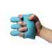 Hand Contracture Cushion Finger Separator Protector Aid For Skin Breakdown Palm Grip Hand With Elastic Band Orthosis Anti Stick Rehabilitation Training For Elderly Bedridden Patient Healthy Care Tool (Blue)