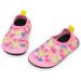 Yorgou baby beach shoes swimming shoes swimming shoes water shoes quick -drying aqua shoes slipproof barefoot barefoot shoe for children beach pool 21/22 EU dinosaur pink
