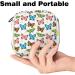Menstruation Bag with Zipper - Women's Tampon & Napkin Organizer | Butterfly Pattern Collection - Shop Now! - Buy Online on GoSupps.com