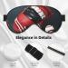 SSIMOO Baseball and Glove Print Eye Mask - Double-Sided Soft Light Blocking for Better Sleep Quality - Black | International Shipping Available - Buy Online on GoSupps.com