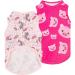 CuteBone 2-Pack Dog Shirts for Small Puppy & Cat, Breathable Summer Vest, Medium, Pig & Unicorn Print - Buy Online on GoSupps.com
