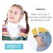Hoyols 1.6 Inch Soft Cotton Hair Ties 50 Pcs Espresso - Large Bands for Thick Curly Hair - No Slip Seamless Scrunchies - Buy Online on GoSupps.com