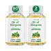 Oil of Oregano with Black Seed Oil 6000mg Oregano Oil Capsules Organic with Carvacrol & Thymoquinone 2 in 1 Supplement for Immune Health Non-GMO Easy to Swallow 2 Bottle Total 120 Softgels 60 Count (Pack of 2)