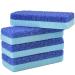Mantello Foot Scrubber Pumice Stone for Feet- Foot Scrubbers for Use in Shower and Foot Tub- Pedicure Supplies Feet Scrubber for Dead Skin- Double Sided Foot Scrubber Dead Skin Remover- 4 Pack