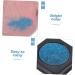 IWOWHERO Glitter Eyeshadow Palette Kawaii Makeup DIY Shiny Eyeshadow Plate Green Eyeshadow Catrina Plastic - Buy Online on GoSupps.com