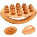 Wood Therapy Massage Tools - 14 Pearl Wood Roller for Lymphatic Drainage & Cellulite Reduction | Body Shaping Gua Sha Device - Buy Online on GoSupps.com