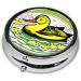 Duck Flock Gameround Pill Box - 3 Compartment Portable Organizer for Travel & Purse - Buy Online on GoSupps.com
