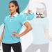 IGEEKWELL Women's Moisture Wicking Polo Shirt - Slim Fit Golf Apparel in Azure Blue (Size Large) - Buy Online on GoSupps.com