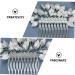 DOITOOL Hair Accessories Wedding Hair Comb Pearl Hair Comb Tiara Combs Bridal Hair Comb Straight Teeth Hair Comb Delicate Barrette Comb Wedding Hairpin Comb Modeling Headgear - Buy Online on GoSupps.com
