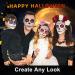 White Black Face Body Paint - Professional Halloween Clown Makeup Kit with Brushes for Cosplay Theater and SFX - Buy Online on GoSupps.com
