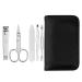 Chali 5-Part Stainless Steel Manicure Set for Men & Women - Nail Scissors Clippers Tweezers & Glass Files - Premium Nail Care Kit - Buy Online on GoSupps.com