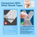 Advanced Mouth Tape for Better Sleep - 120 Gentle Strips for Improved Nose Breathing - Buy Online on GoSupps.com