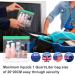 ECOHUB TSA Approved Clear Airport Liquid Bag 20x20cm - 2pcs Green | Travel Toiletry Bag for Men and Women | Airline Approved Clear Plastic Zip Lock Bags - Buy Online on GoSupps.com