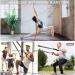 GAIYAH Long Fabric Resistance Bands Set for Women - Pull Up Bands with Handles for Exercise - Stretch & Workout Loop Bands in White, Gray, and Black - Buy Online on GoSupps.com