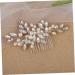 Didiseaon Bridal Headwear Hair Side Combs Elegant Bridal Headpiece Hair Wedding Decor Hairpin Decor Hair Comb Hair Clips Bridal Pearl Hair Pin Grace Crystal Miss White Hair Piece - Buy Online on GoSupps.com
