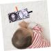 Ibasenice 4-Piece Fabric Book Set | Soft Black & White Learning Toys for Babies & Toddlers | Peach Skin Baby Books - Buy Online on GoSupps.com