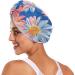 Colored Daisy Flower Hair Towel 2 Pack - Super Absorbent Quick Dry Hair Turbans for Women & Girls - Buy Online on GoSupps.com