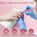 Alety Electric Nail Drill Kit - Professional Portable Nail File Set for Acrylic Gel Nails - Efile Manicure Pedicure Tools with Iridescent Bits - Buy Online on GoSupps.com