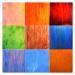 KIPHEPI 9 Sheets Mixed Textures Stained Glass Sheets Pack 6 x 6 inch Cathedral Art Glass Supplies Mosaic Glass Tiles for Crafts and Mosaic Making Color Variety Textured (Mixed-B-x)