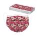 Lulupi 10 pieces of one-way adult mouth protection flowers mouth and nose protection flower motif Elegant breathable Bandana mask scarf for women A-01