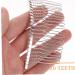 DOITOOL 20 Bobby Pins Black Hair Clip Combs Black Barrettes Headwear for Women Metal Comb for Dogs Bridal Veil Comb Metal Hair Comb for Veil Wedding Veil Comb Decorate Hairpin - Buy Online on GoSupps.com