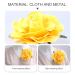 Frcolor Big Yellow Rose Hairpin & Brooch for Women Party - Artificial Flower Clips - Buy Online on GoSupps.com