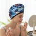 Monster Trucks Blue Microfiber Hair Towel - Super Absorbent Quick Dry Cap for Curly Thick Hair | Hair Turban Wrap for Women Girls & Kids - Buy Online on GoSupps.com