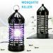 Electric Mosquito Insect Killer LED Light Fly Bug Trap Pest Control Lamp Rechargeable Insect Fly Pest Attractant Trap for Outdoor Indoor Patio Backyard - Buy Online on GoSupps.com