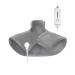 Heating Pad for Neck and Shoulders  ALLJOY Electric Shoulder Heating Pads for Pain Relief  Skin-Friendly Heated Neck Wrap 3 Heat Setting with Auto Shut Off for Home and Office 25*18 Gray