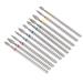 Yctze Professional 11-Piece Nail Drill Bit Set Emery Exfoliating Polishing Burr Manicure Tools for Cuticle Care and Nail Enhancement