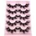Natural Look Cat Eye Lashes - 5 Pairs 16MM Fox Faux Mink Wispy Eyelashes (MSD11) - International Shipping Available - Buy Online on GoSupps.com