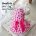 KYEESE Polka Dot Dog Dress with Bow for Small Dogs and Cats - Pink XL - Buy Online on GoSupps.com