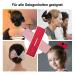 Qazuwa Magic Hair Node - French Twist Bun Maker | 4-Piece Donut Hair Dutt Set for Thick & Long Hair - Available in Red Black Pink White - Buy Online on GoSupps.com